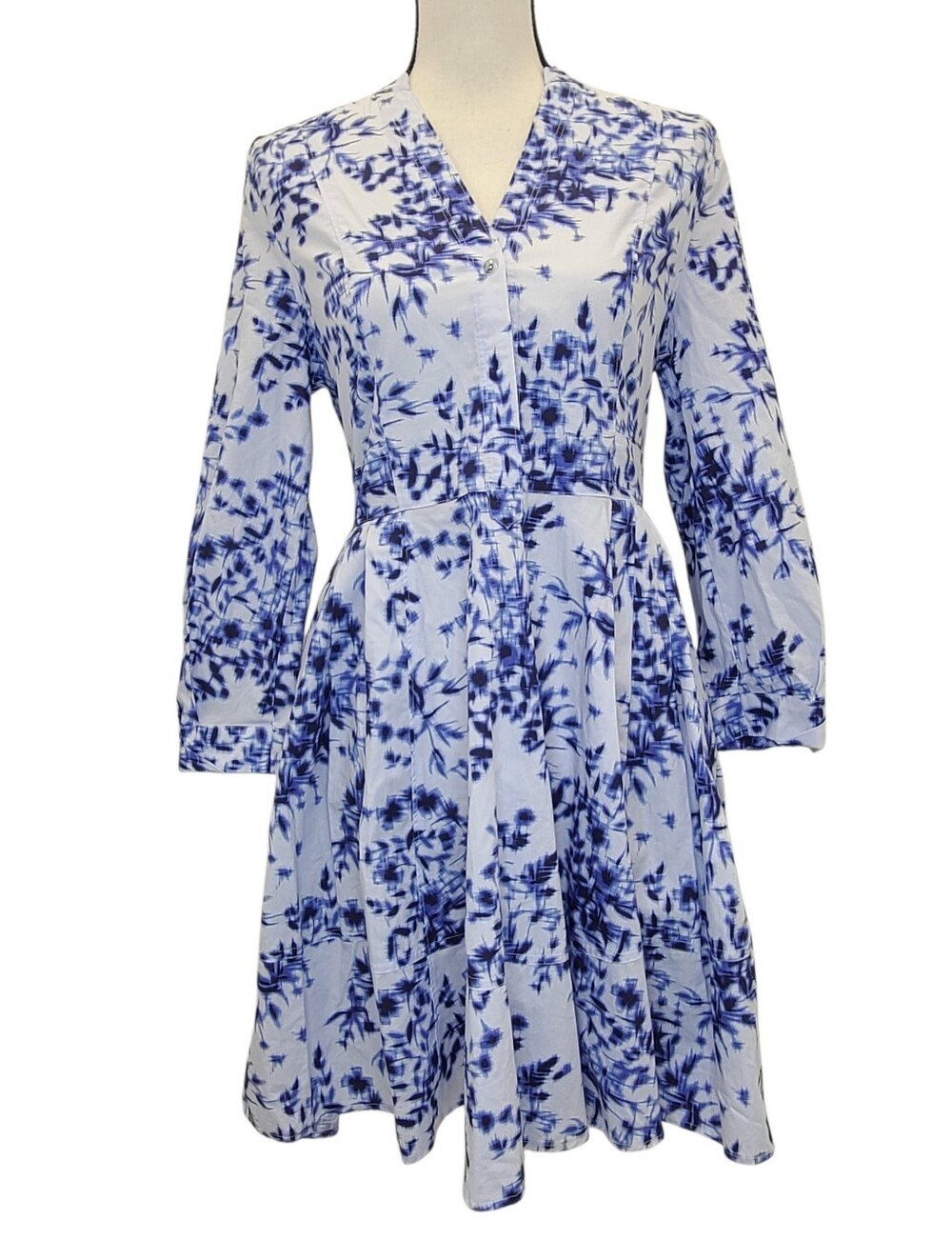 Derek Lam 10 Crosby Jessica Mini Dress Cornflower Multicolor Size 4